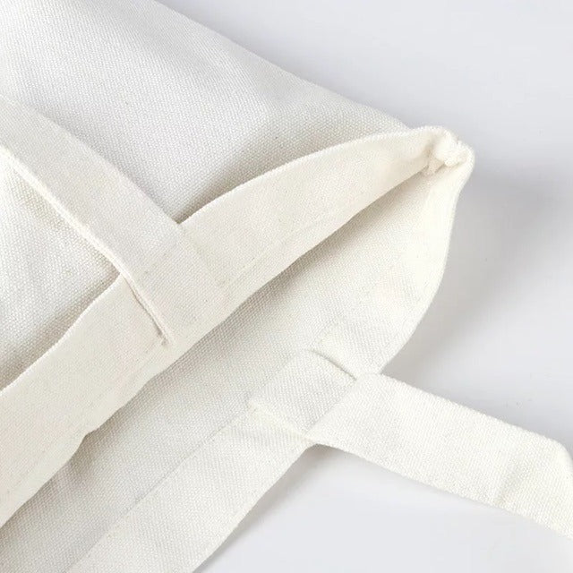 Blank Canvas Tote Bag with Bottom | Plain Eco-Friendly Shopping Bag | No Side Gusset