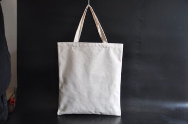 Canvas Tote Bag with Zipper | Dual-Use Shoulder & Hand-Carry or Single Handle Options | Blank Eco-Friendly Bag