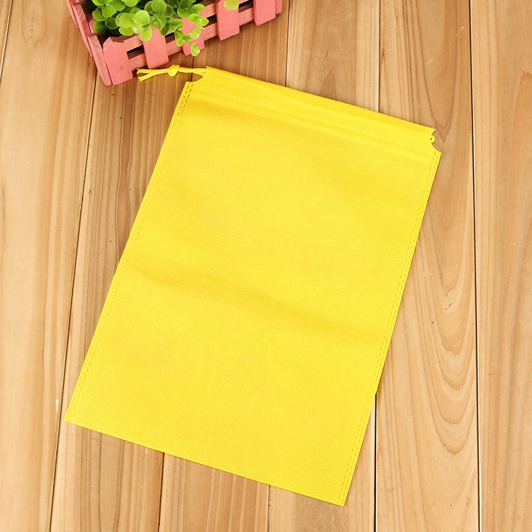 50pcs Pack Non-Woven Drawstring Pouch with Double Strings | Reusable Gift & Storage Bags | 4 Sizes