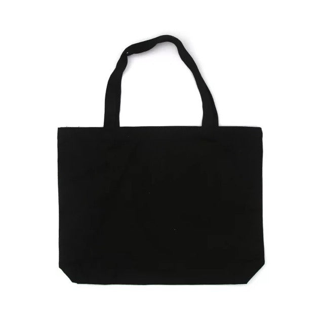 Blank Canvas Tote Bag with Bottom | Plain Eco-Friendly Shopping Bag | No Side Gusset