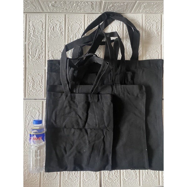 Blank Canvas Tote Bag | Plain Eco-Friendly Cotton Shopping Bag | No Side & No Bottom Gusset