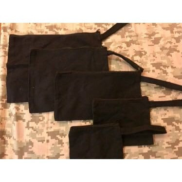 Canvas Zipper Pouch – Blank, 5 Sizes, 2 Colors (Black / White) – Coin Purse, Pencil Case, Document Organizer