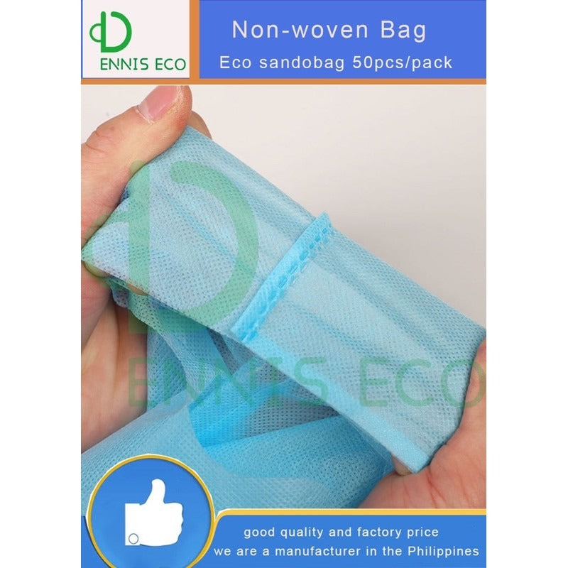 50pcs Pack Non-Woven T-Shirt Bag | Reusable Eco-Friendly Shopping Bags | 5 Size